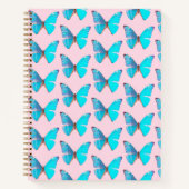 Het Notitieboek van de blauwe vlinderspiral (Voorkant)