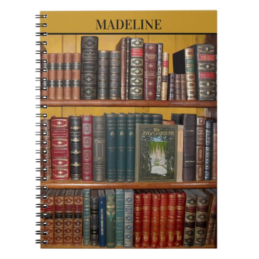 Het Notitieboek van de Boek van de Bibliotheek van (Voorkant)