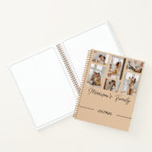 Het Notitieboek van de familie met foto's collage  (Binnen)