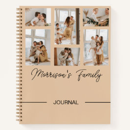 Het Notitieboek van de familie met foto's collage