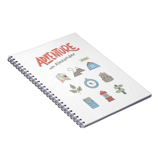 Het Notitieboek van de Grafische Foto van de Campi (Rechterzijde)