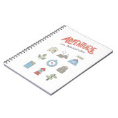 Het Notitieboek van de Grafische Foto van de Campi (Linkerzijde)