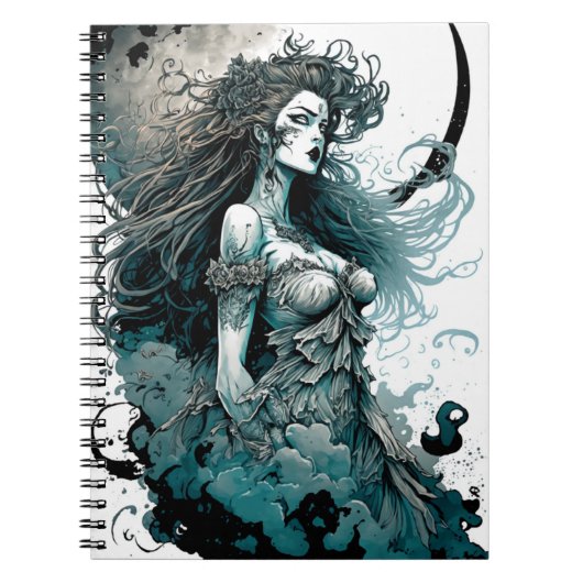 Het Notitieboek van de Moon Goddess Spiral (Voorkant)
