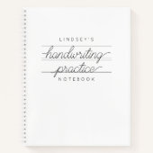 Het Notitieboek van de Praktijk van de Handschrijv (Voorkant)