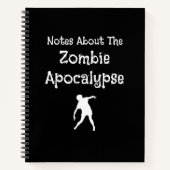 Het Notitieboek van de zombie apocalyps horror (Voorkant)