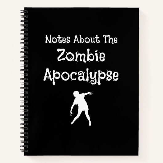 Het Notitieboek van de zombie apocalyps horror (Voorkant)