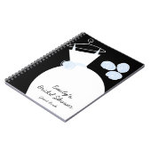 Het notitieboek van het bruiloft Gown Blue 'Vrijge (Linkerzijde)