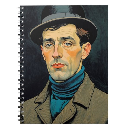 Het Notitieboekje met het Portret van de Gentleman Notitieboek (Voorkant)