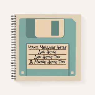 Het Notitieboekje van de Diskette van de Computer Notitieboek