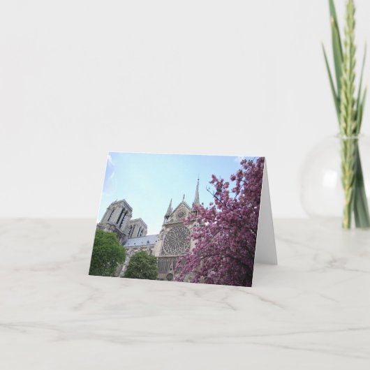Het Notre Dame de Paris van Cathédrale Kaart (Voorkant)
