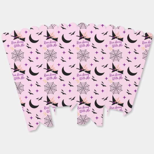 Het nummer "Run Away With Me" van Halloween Witch  Bedankdoosjes (Ongevouwen)