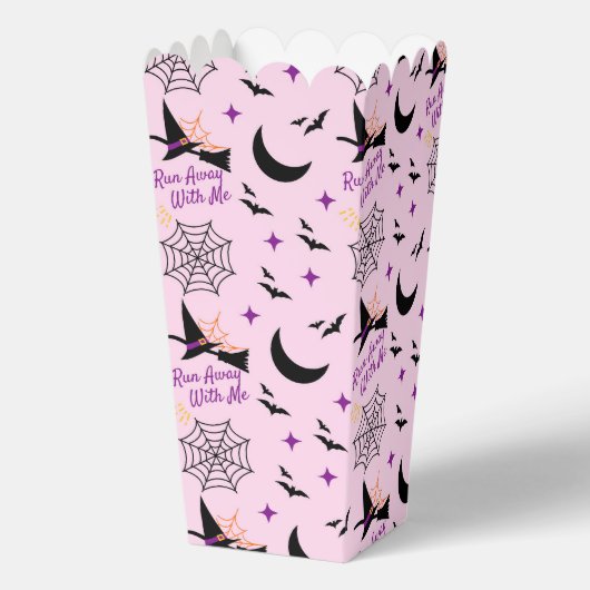 Het nummer "Run Away With Me" van Halloween Witch  Bedankdoosjes (Voorkant)