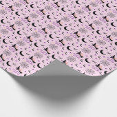 Het nummer "Run Away With Me" van Halloween Witch  Cadeaupapier (Hoek)