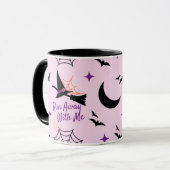 Het nummer "Run Away With Me" van Halloween Witch  Mok (Voorkant links)