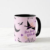 Het nummer "Run Away With Me" van Halloween Witch  Mok (Voorkant rechts)