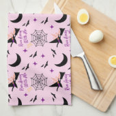 Het nummer "Run Away With Me" van Halloween Witch  Theedoek (Quarter Fold)