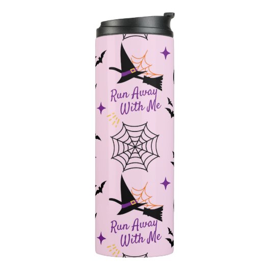 Het nummer "Run Away With Me" van Halloween Witch  Thermosbeker (Gedraaid links)