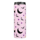 Het nummer "Run Away With Me" van Halloween Witch  Thermosbeker (Achterkant)