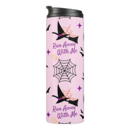 Het nummer "Run Away With Me" van Halloween Witch  Thermosbeker