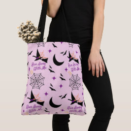 Het nummer "Run Away With Me" van Halloween Witch  Tote Bag