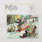 Het nummer wissen briefkaart (Voorkant / Achterkant)