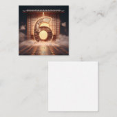 Het Nummerspel - De Kaart van 6 Notitiekaartje (Voorkant / Achterkant)