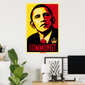 Het Obama-communistische Poster van Amerika83 (Thuiskantoor)