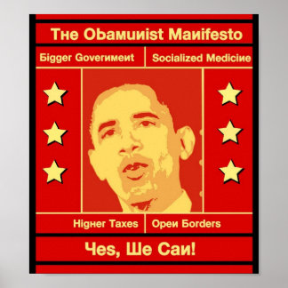 Het Obamunistische Poster Manifesto