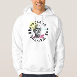 Het obstakel is de weg – Marcus Aurelius Hoodie