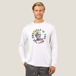 Het obstakel is de weg – Marcus Aurelius Tri-Blend Shirt