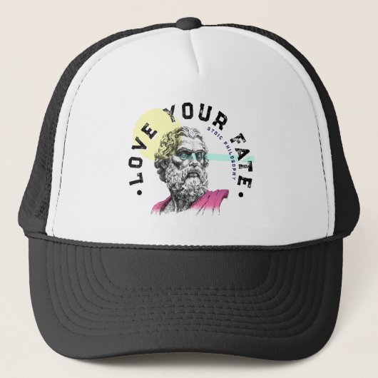 Het obstakel is de weg – Marcus Aurelius Trucker Pet (Voorkant)