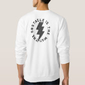 Het obstakel is de weg – Marcus Aurelius Trui (Achterkant)