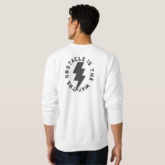 Het obstakel is de weg – Marcus Aurelius Trui (Achterkant volledig)