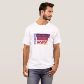 Het obstakel wordt weg t-shirt (Voorkant volledig)