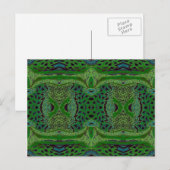 HET OCEAAN BLAUW briefkaart (Voorkant / Achterkant)