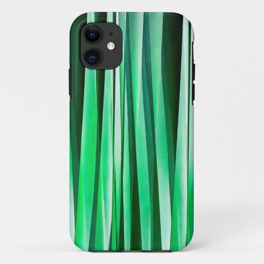 Het Oceaan Gestreepte Patroon van het aquamarijn Case-Mate iPhone Case (Achterkant)