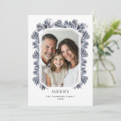 Het Octagon Lijst en de Springs Feestdagenkaart (Staand voorkant)