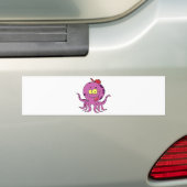 Het octopus bumpersticker (Op auto)
