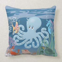 Het Octopus Sierkussen 20x20