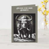 Het Oerwezen Behemoth Kaart (Gele Bloem)
