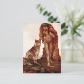 Het Oerwoud Boek: Mowgli en de Lone Wolf Briefkaart (Staand voorkant)