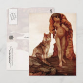 Het Oerwoud Boek: Mowgli en de Lone Wolf Briefkaart (Voorkant / Achterkant)