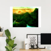 Het Oerwoud Poster (Thuiskantoor)