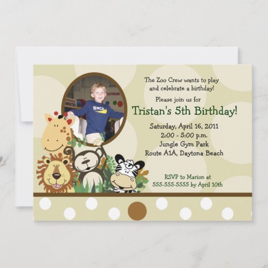 Het Oerwoud van de bemanning van de dierentuin *PH Kaart (Voorkant)