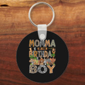Het Oerwoud van de Birthday Boy Safari Zoo Sleutelhanger (Voorkant)