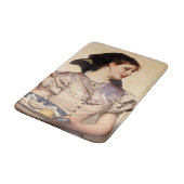 Het Oestermeisje (door Karl Gussow) Badmat (Gekanteld)