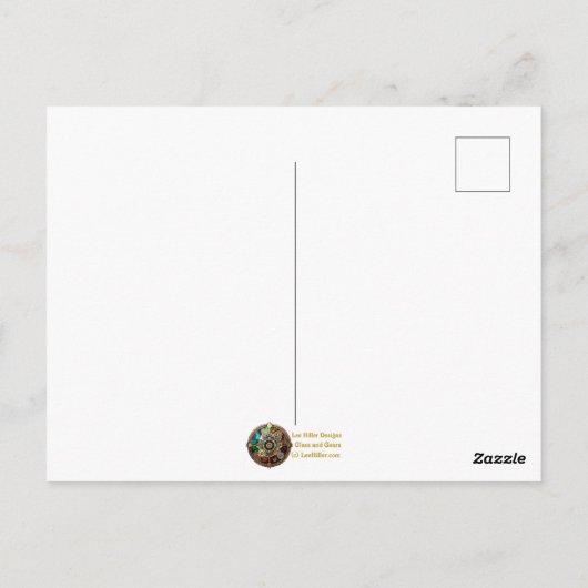 Het offer - Hart in Handen Briefkaart (Achterkant)