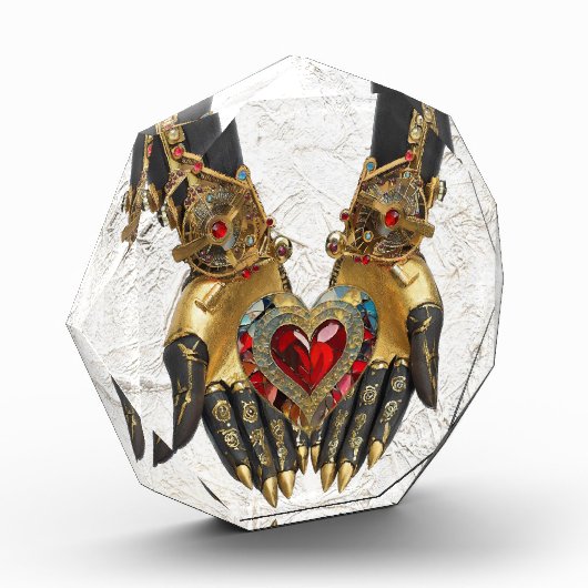 Het offer - Hart in Handen Fotoblokken (Links)