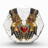 Het offer - Hart in Handen Fotoblokken (Voorkant)