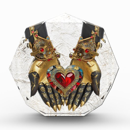 Het offer - Hart in Handen Fotoblokken (Voorkant)